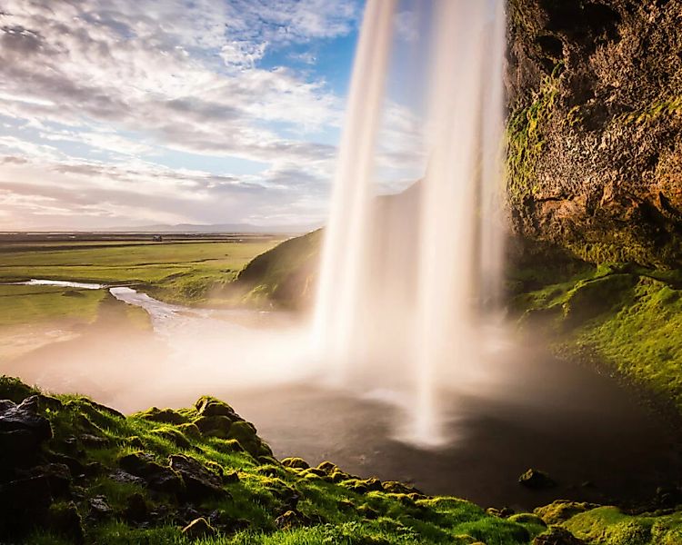 Fototapete "Wasserfall" 4,00x2,50 m / Strukturvlies Klassik günstig online kaufen