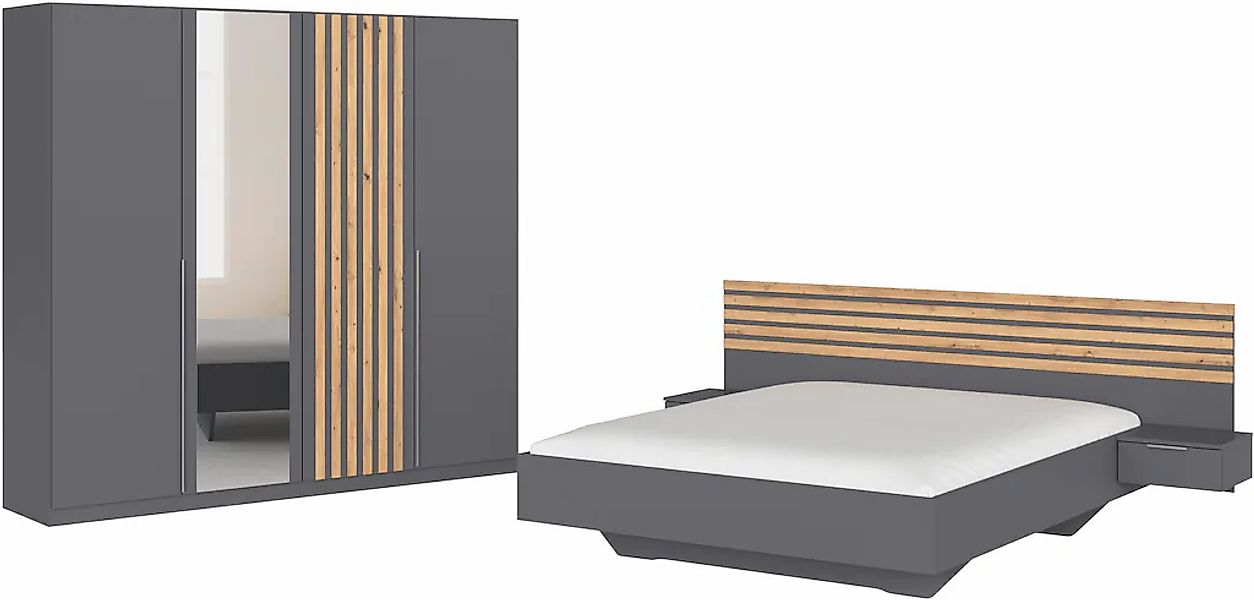 rauch Schlafzimmer-Set "Komplettzimmer Komplettschlafzimmer Komplett Set LA günstig online kaufen
