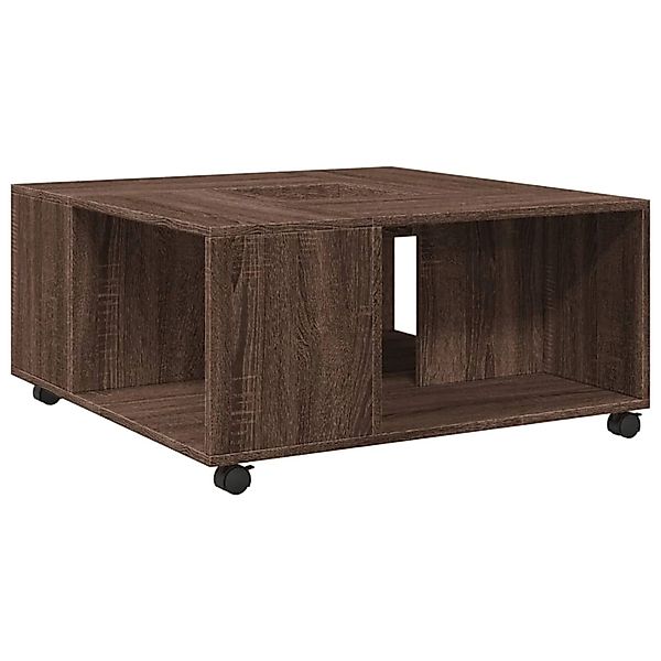 vidaXL Couchtisch Braun Eichen-Optik 80x80x40 cm Holzwerkstoff 853179 günstig online kaufen