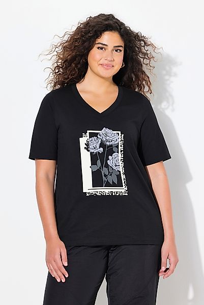 Ulla Popken T-Shirt T-Shirt Blüten Classic günstig online kaufen