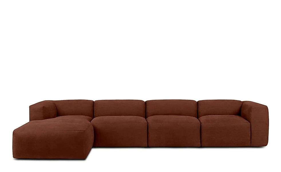 KONSIMO Ecksofa  Buffo ¦ orange ¦ Maße (cm): B: 365 H: 73 Polstermöbel > So günstig online kaufen