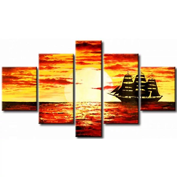 Wandbild Segelboot  XXL günstig online kaufen