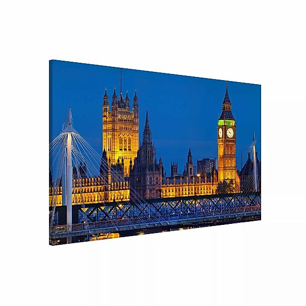 Magnettafel - Querformat 3:2 Big Ben und Westminster Palace in London bei N günstig online kaufen