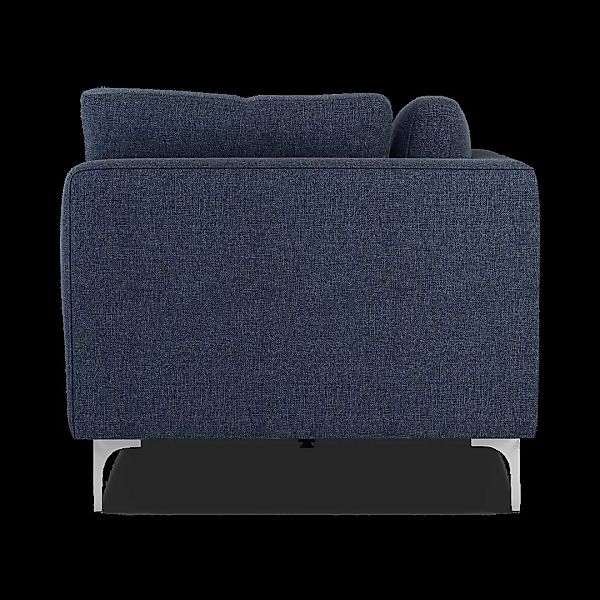 Monterosso 3-Sitzer Sofa, Nebelblau und Chrom - MADE.com günstig online kaufen