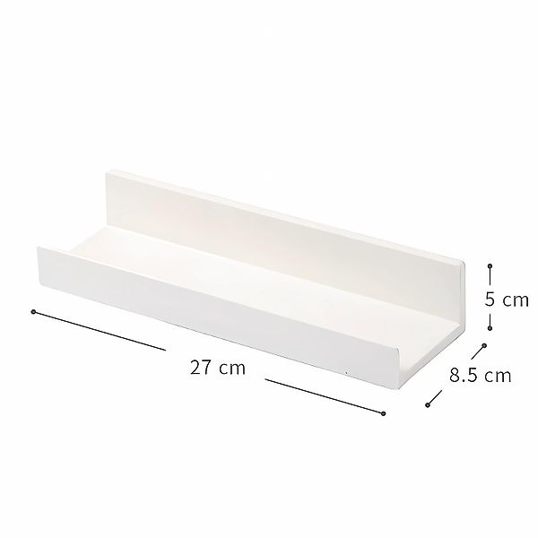 GLIESE Küchenregal Weiße Acryl-Wandregale Kein Bohren, günstig online kaufen