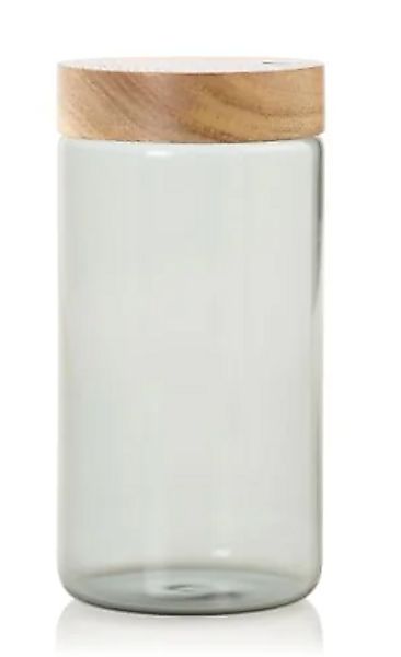 PureJar Vorratsglas 1200 ml – Handgefertigtes Borosilikatglas mit Akazienho günstig online kaufen