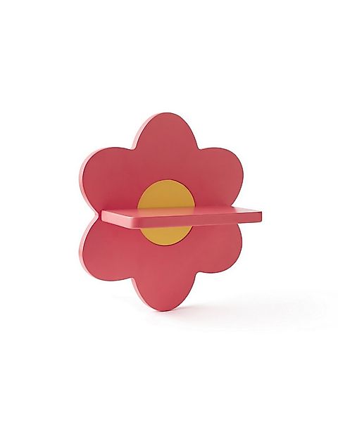 Kids Concept Wandregal Regalbrett Blume rosa 30 x 27 x 12cm aus Holz - Moti günstig online kaufen