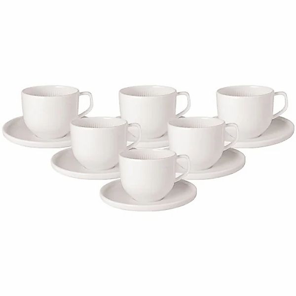 Villeroy & Boch Tasse »Kaffeetassen mit Untertassen Afina 150 ml 6er Set we günstig online kaufen