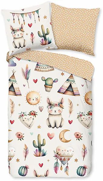 good morning Babybettwäsche »Luz«, Baumwolle, Renforcé, 2 Teilig, Wendeopti günstig online kaufen