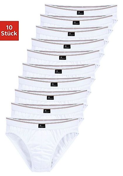 le jogger® Slip Herren Unterhose (Packung, 10-St) nur einfarbig oder in bun günstig online kaufen