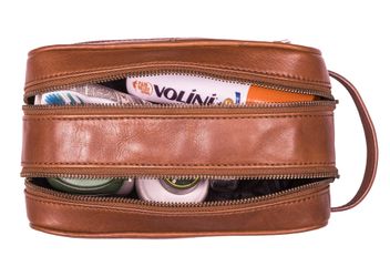 Benthill Kulturbeutel Echt Leder Kosmetiktasche weiche günstig online kaufen