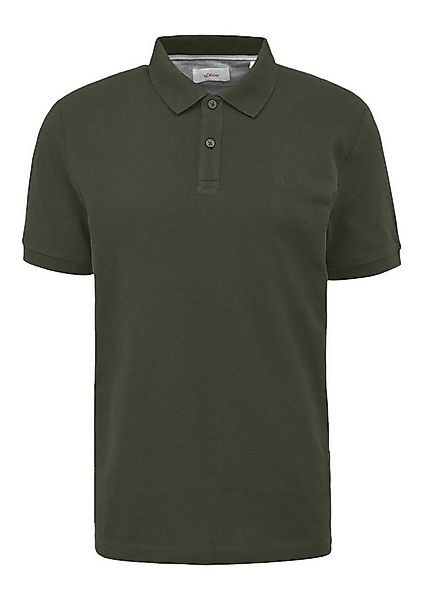 s.Oliver Poloshirt Basic (1-tlg) Poloshirt mit Logostickerei günstig online kaufen