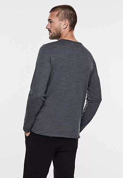 STREET ONE MEN Langarmshirt, im soften Baumwoll-Mix günstig online kaufen