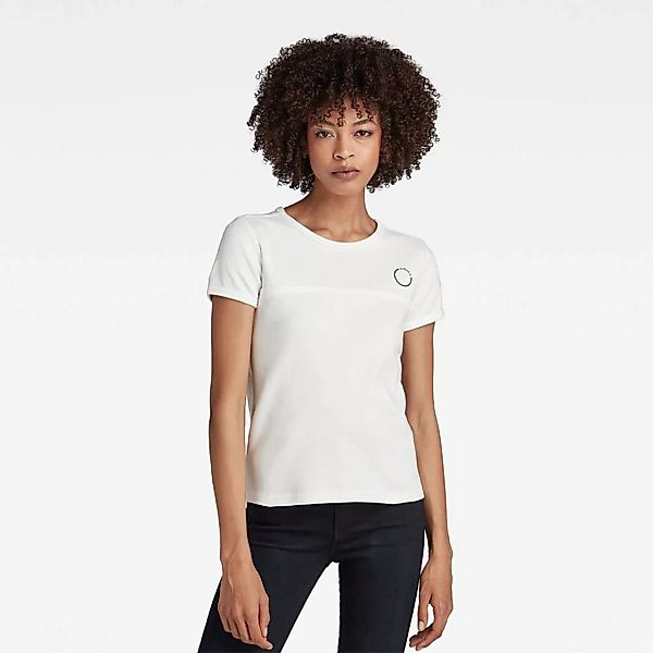 G-star Front Stitch Kurzarm T-shirt S Milk günstig online kaufen