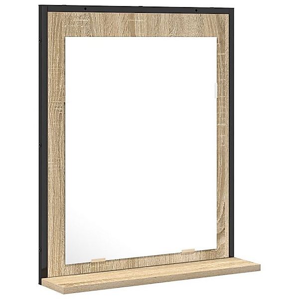 vidaXL Badezimmerspiegelschrank Badspiegel mit Ablage Sonoma Eiche 50x12x60 günstig online kaufen
