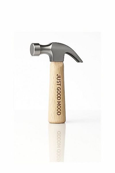 JUSTGOODMOOD Klauenhammer DIY Mini Hammer – Stahlhammerkopf & Echtholzgriff günstig online kaufen