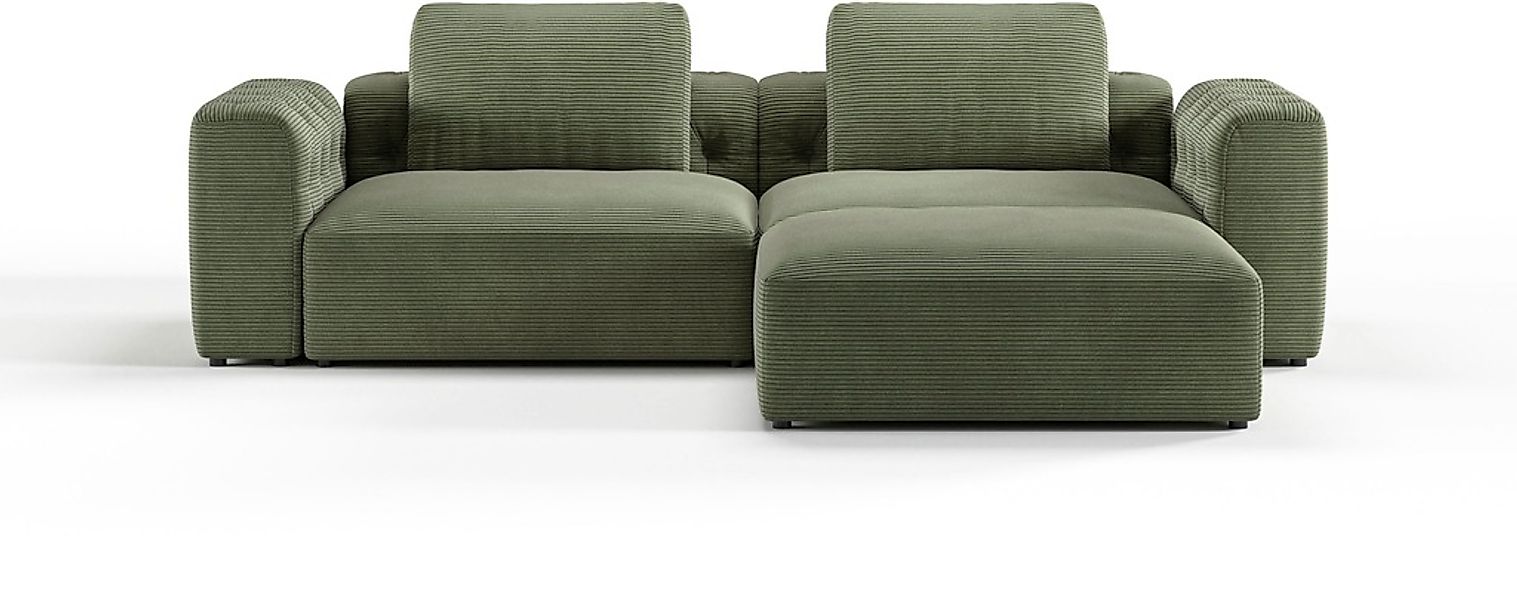 RAUM.ID Ecksofa »Cushid L-Form«, Modulset, bestehend aus 3 Teilen günstig online kaufen