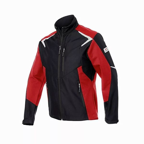 Kübler Softshelljacke Kübler Bodyforce Softshell Jacke schwarz/mittelrot günstig online kaufen