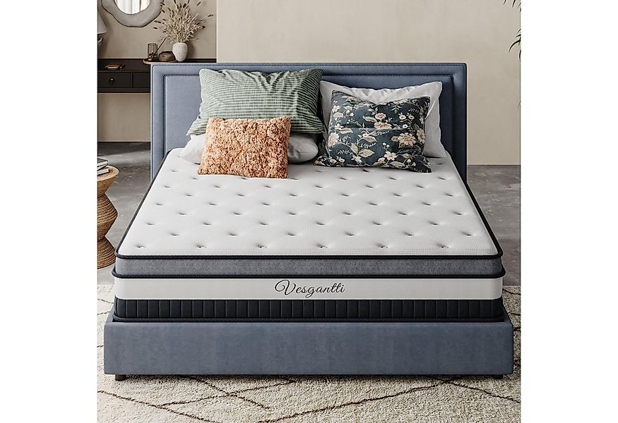 Taschenfederkernmatratze Federkernmatratze 26cm hoch H3 Hybirdmatratze BT2, günstig online kaufen