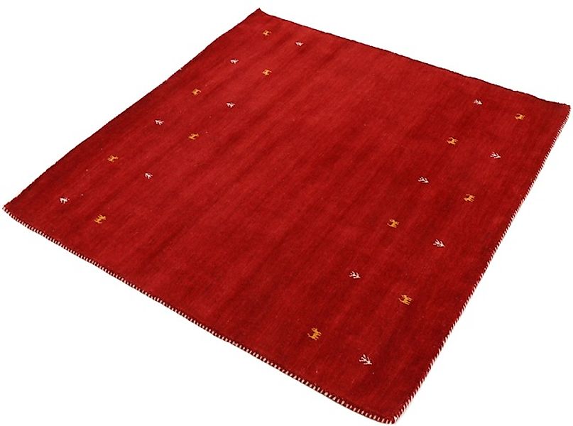 carpetfine Wollteppich Gabbeh-Uni, quadratisch, Höhe: 15 günstig online kaufen
