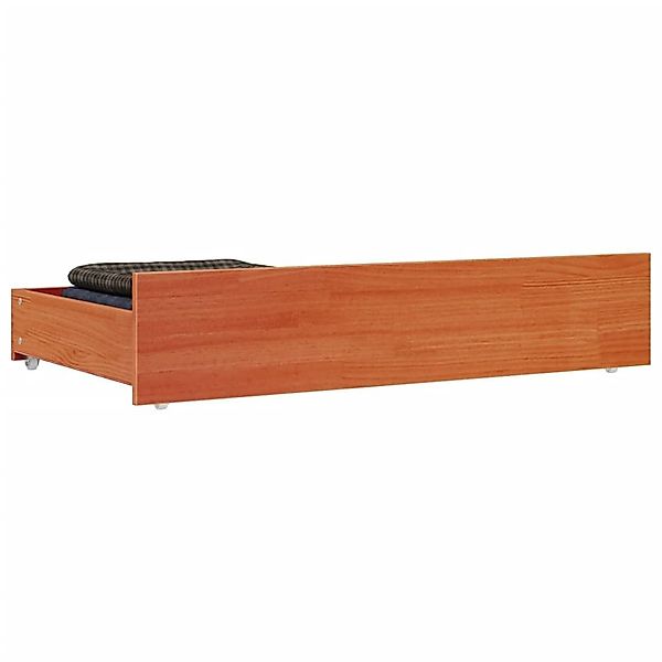 vidaXL Bettschubkasten Bettschubladen 4 Stk. Wachsbraun günstig online kaufen