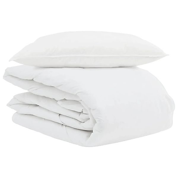 vidaXL Sommerdecke mit Kissen 2-Tlg Weiß Daunenfeder 3376250 günstig online kaufen