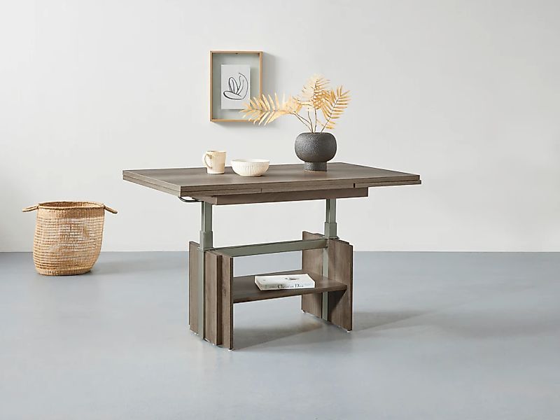 HELA Couchtisch "Funktionscouchtisch Henner" höhenverstellbar und ausziehba günstig online kaufen