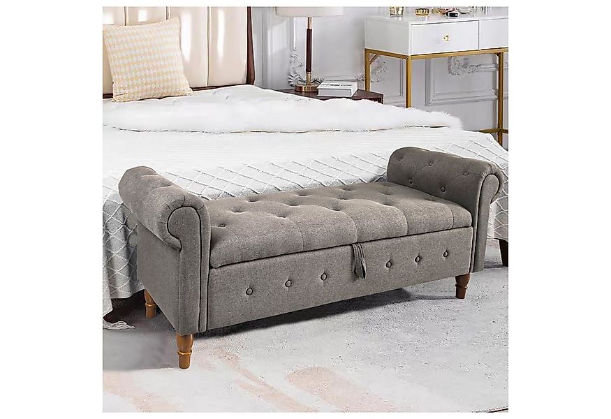 HTI-Living Polsterbank Sitzbank mit Stauraum Lora Leinen (Stück, 1-St., 1 S günstig online kaufen