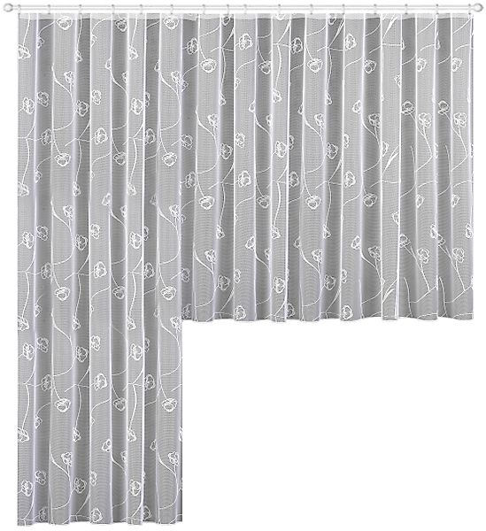 Weckbrodt Gardine »Melia« Smokband 1 Stk. tlg. Jacquard, strukturiert, Allo günstig online kaufen