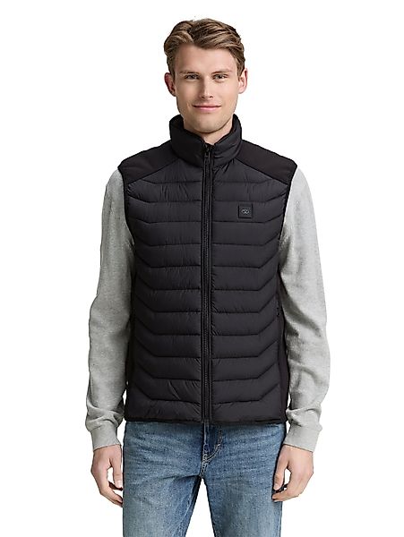 TOM TAILOR Steppweste, mit Logo Stickerei günstig online kaufen