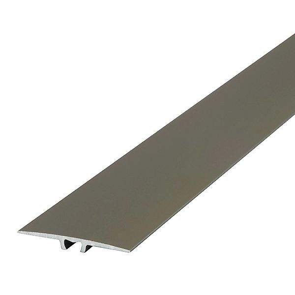 Dalsys Übergangsprofil Flach 180cm x 35mm inkl. Befestigung Champagner günstig online kaufen