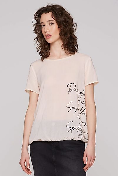 SOCCX Schlupfbluse, mit Gummizug im Saum günstig online kaufen