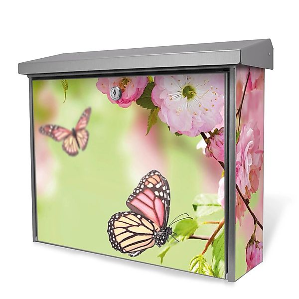 Banjado Briefkasten Edelstahl 38.5x31.5x12cm Ohne Zeitungsfach Inkl. Montag günstig online kaufen