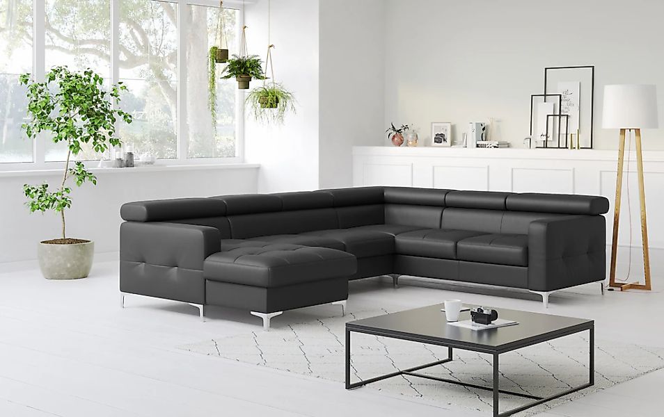COTTA Wohnlandschaft "Sammy U-Form", mit Kopfteilverstellung, optional mit günstig online kaufen