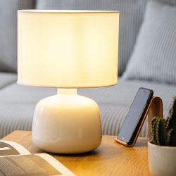 KONSIMO® Tischleuchte STIVUS Tischlampe Tischleuchte, ohne günstig online kaufen