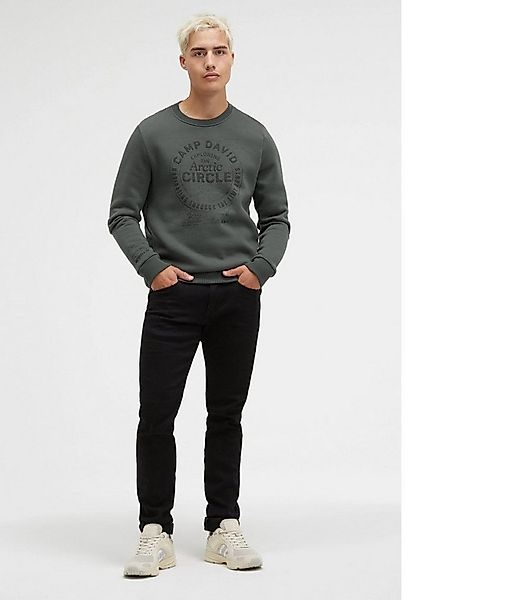 CAMP DAVID Sweatshirt,Sweatshirt mit Puffprint power mit Baumwolle günstig online kaufen