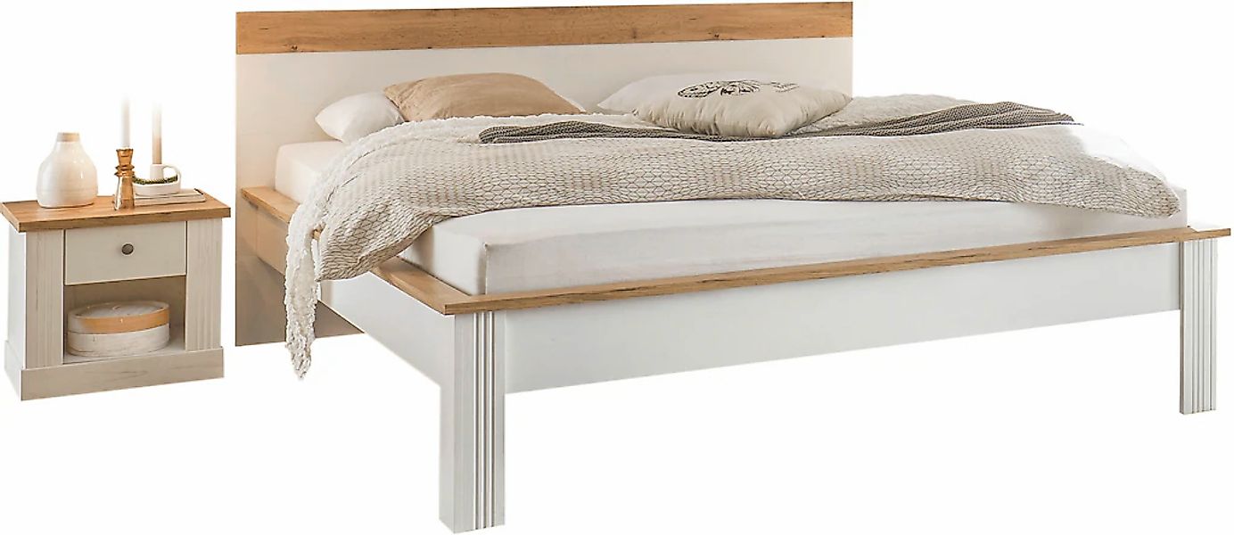 OTTO home Schlafzimmer-Set "Westminster" Bett Liegefläche 180/200cm und 2 N günstig online kaufen