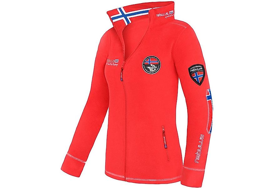 Nebulus Fleecejacke EXPLORE, Q801 - Damen, rot, L/40 günstig online kaufen