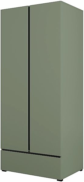 Home affaire Drehtürenschrank "Cross, moderner griffloser Kleiderschrank", günstig online kaufen