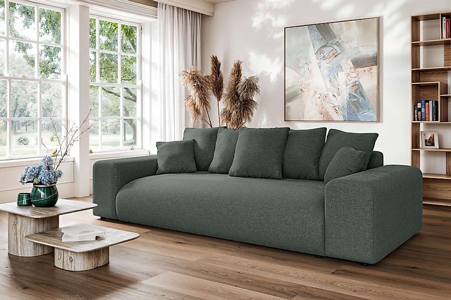 Home affaire Big-Sofa LAKESIDE 3-Sitzer Schlafsofa günstig online kaufen