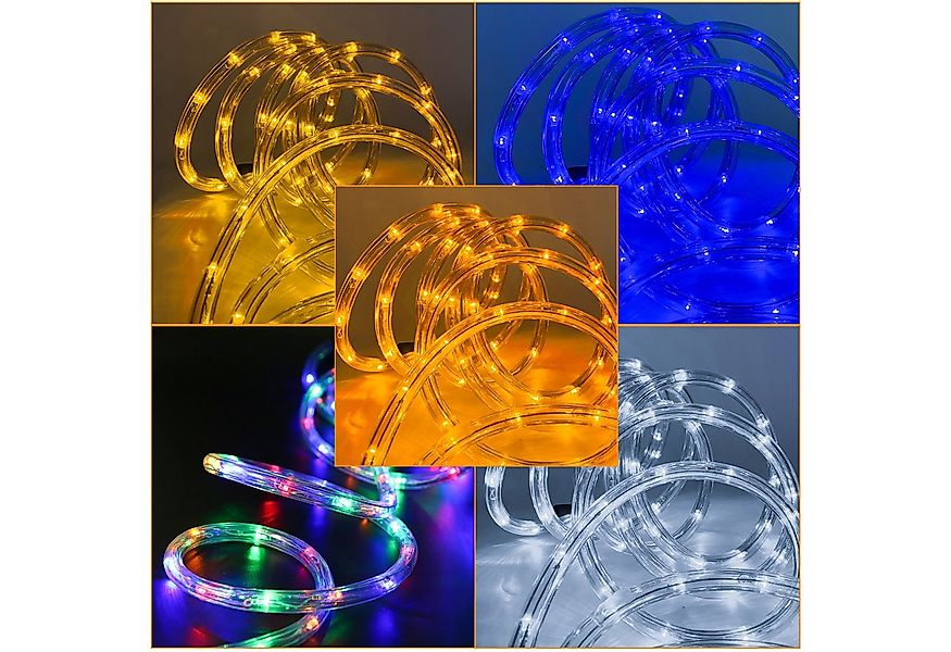 Clanmacy Lichterschlauch 10-50M lichtschlauch LEDs Beleuchtung Kaltweiß Par günstig online kaufen