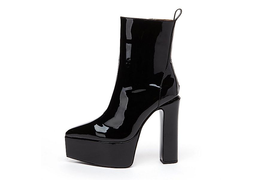 Giaro STASH BLACK SHINY Plateaustiefelette 14cm Blockabsatz, 4cm Plateau, R günstig online kaufen
