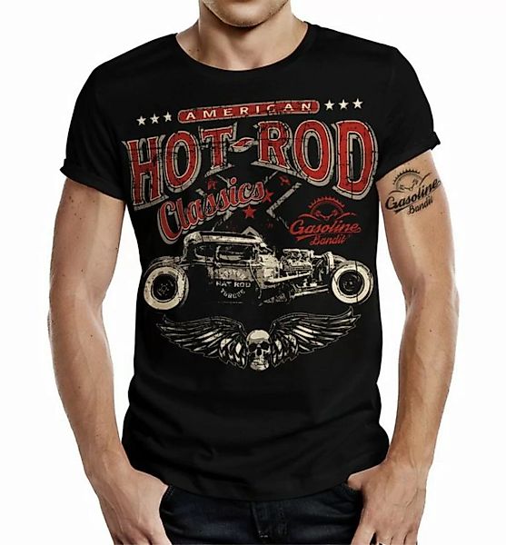 GASOLINE BANDIT® T-Shirt für Rockabilly Hot-Rod Racer Fans: Hot Rod Classic günstig online kaufen
