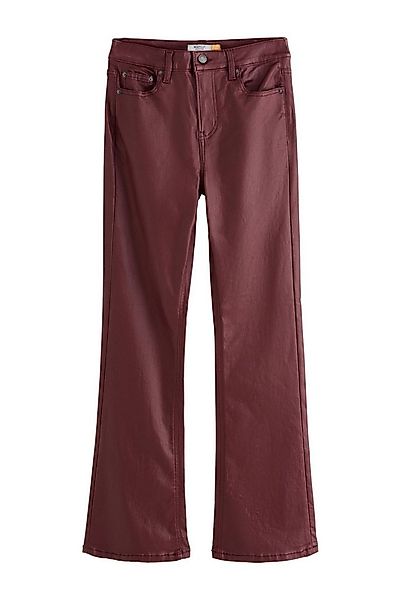 Next Bootcut-Jeans Beschichtete Bootcut-Jeans (1-tlg) günstig online kaufen