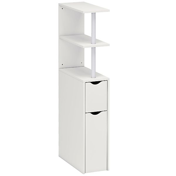 HOMCOM Badezimmerschrank mit rollbarer Schublade, Aufbewahrungsschrank mit günstig online kaufen