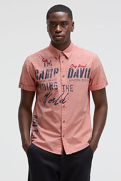 CAMP DAVID Kurzarmhemd, mit Turn-Up-Ärmel günstig online kaufen
