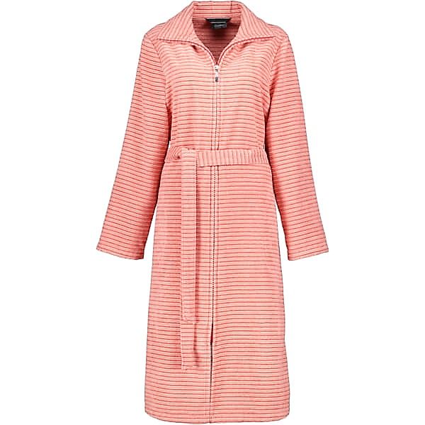 Cawö Bademäntel Damen Reißverschluss Zipper 5317 - Farbe: koralle - 22 - M günstig online kaufen