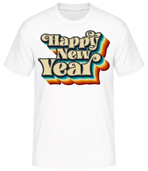 Happy New Year · Männer Basic T-Shirt günstig online kaufen