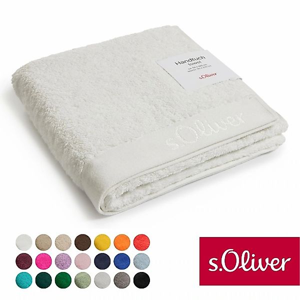 s.Oliver Handtuch "s.Oliver, Premium Qualität, 600 gr/m², auch als Sets erh günstig online kaufen