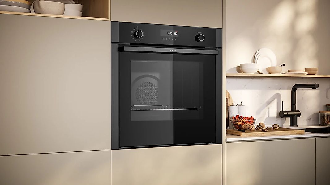 NEFF Pyrolyse Backofen "B5ACH7HG3" mit 1-fach-Teleskopauszug mit Pyrolyse-S günstig online kaufen